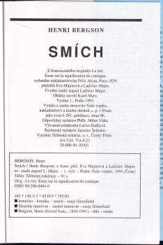 Henri Bergson: Smích