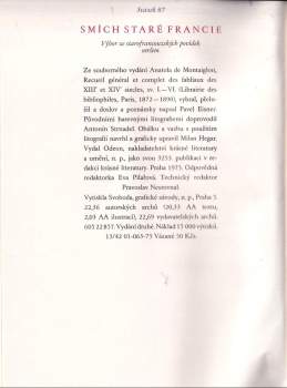 Antonín Strnadel: Smích staré Francie