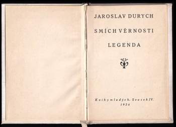 Jaroslav Durych: Smích věrnosti