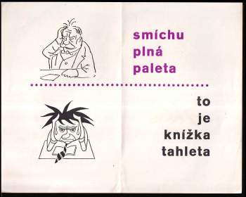 Smíchu plná paleta - to je knížka tahleta