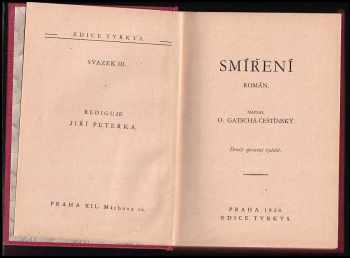Karel Stanislav: Smíření