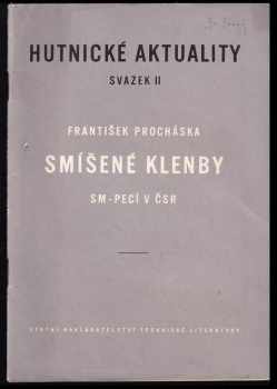 Smíšené klenby SM-pecí v ČSR