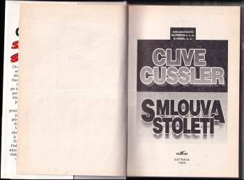 Clive Cussler: Smlouva století