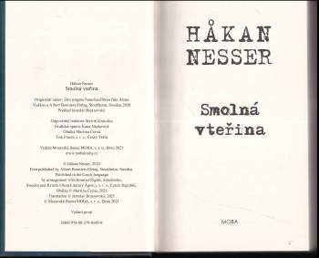 Håkan Nesser: Smolná vteřina
