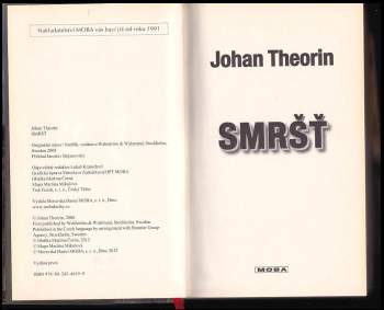 Johan Theorin: Smršť
