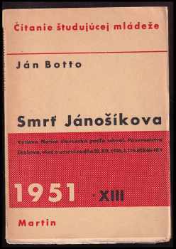 Ján Botto: Smrt Jánošíkova