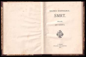 Maurice Maeterlinck: Smrt