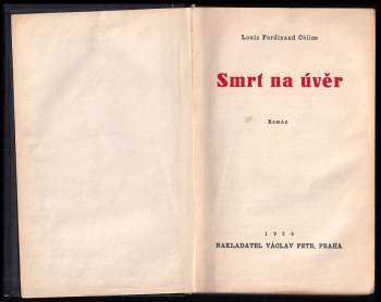 Louis Ferdinand Céline: Smrt na úvěr