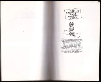 Eva Kačírková: Smrt nechodí pěšky