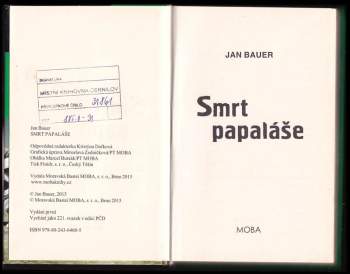 Jan Bauer: Smrt papaláše