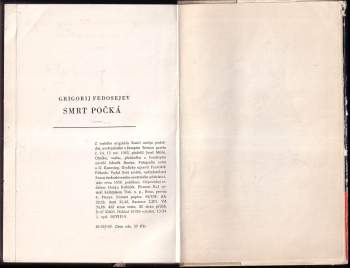 Grigorij Anisimovič Fedosejev: Smrt počká