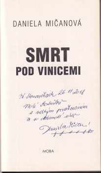 Daniela Mičanová: Smrt pod vinicemi
