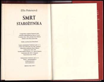 Ellis Peters: Smrt starožitníka