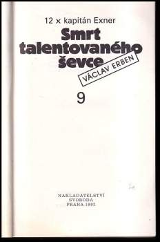 Václav Erben: Smrt talentovaného ševce