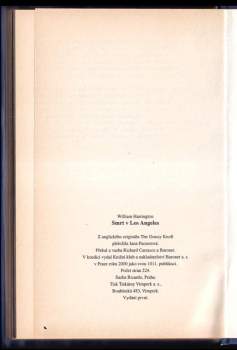 William Harrington: Smrt v Los Angeles