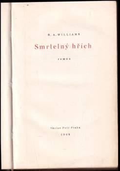 Ben Ames Williams: Smrtelný hřích
