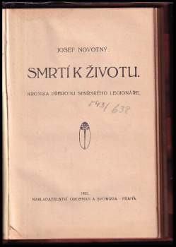 Józa Novotný: Smrtí k životu