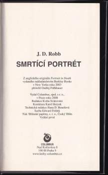 J. D Robb: Smrtící portrét
