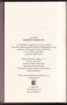 J. D Robb: Smrtící posedlost