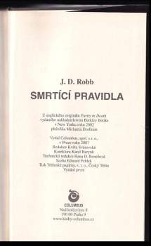 J. D Robb: Smrtící pravidla