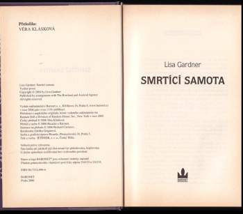 Lisa Gardner: Smrtící samota