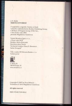 J. D. Robb: Smrtící stvoření