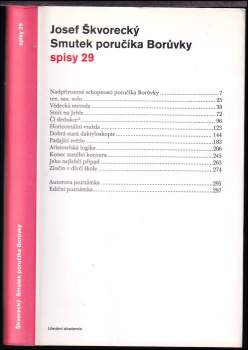 Smutek poručíka Borůvky