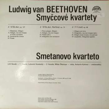 Ludwig van Beethoven: Smyčcové Kvartety Op. Č. 74, 95 A 127 (2xLP)