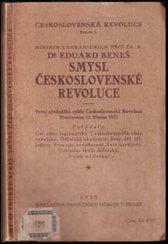 Smysl Československé revoluce