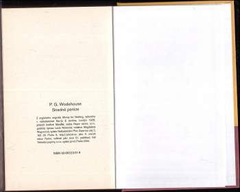 P. G Wodehouse: Snadné peníze