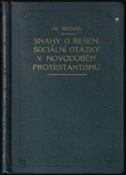 Snahy o řešení sociální otázky v novodobém protestantismu