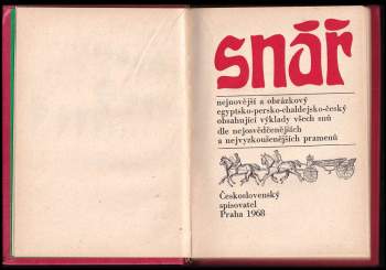 Radovan Krátký: Snář