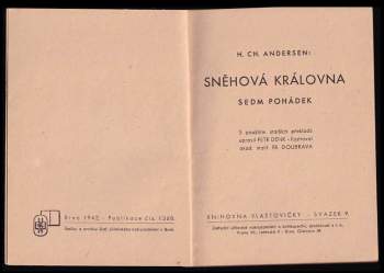 Hans Christian Andersen: Sněhová královna