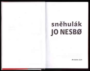 Jo Nesbø: Sněhulák