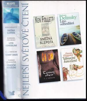 Nejlepší světové čtení : Sněžná slepota + Léto odhodlání + Temný oheň + Vánoční kouzlení