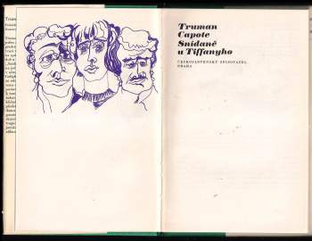 Truman Capote: Snídaně u Tiffanyho