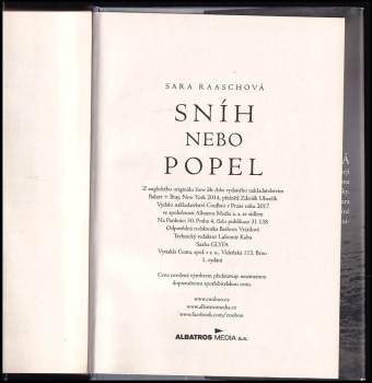 Sara Raasch: Sníh nebo popel