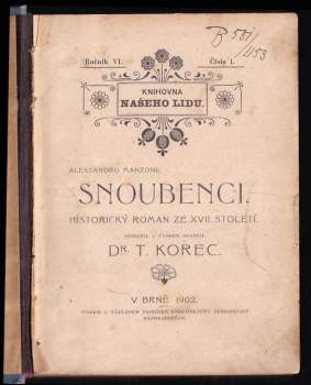 Alessandro Manzoni: Snoubenci