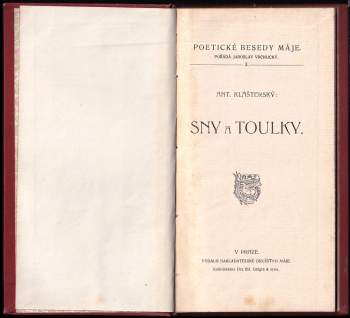 Antonín Klášterský: Sny a toulky