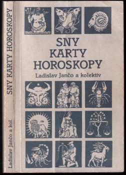 Sny, karty, horoskopy - Ladislav Jančo (1990, Obzor) - ID: 816100