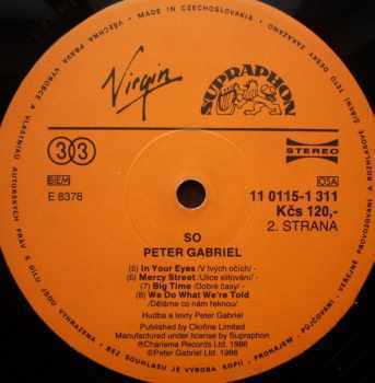 Peter Gabriel: So