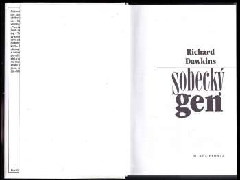 Richard Dawkins: Sobecký gen
