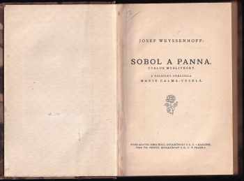Józef Weyssenhoff: Sobol a panna
