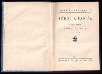 Józef Weyssenhoff: Sobol a panna