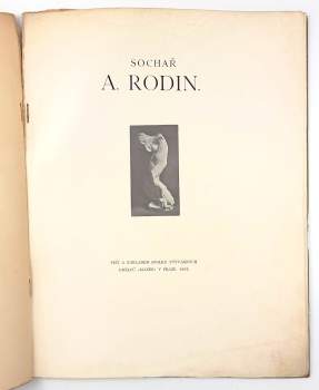 F. X Šalda: Sochař A. Rodin