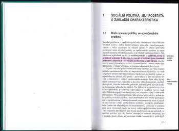 Vojtěch Krebs: Sociální politika