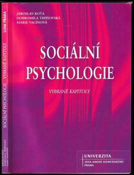 Marie Vacínová: Sociální psychologie