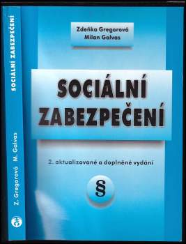 Milan Galvas: Sociální zabezpečení