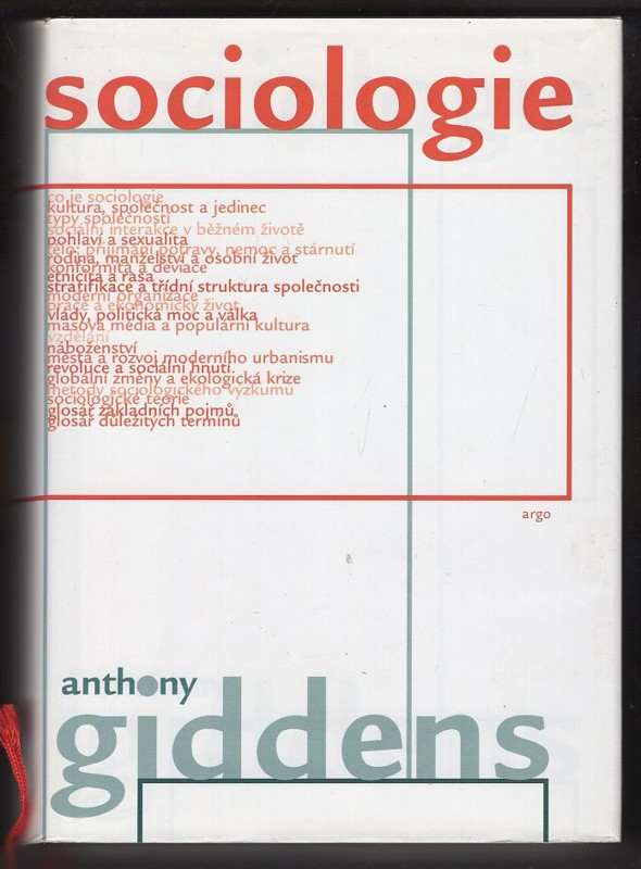 Anthony Giddens: Sociologie