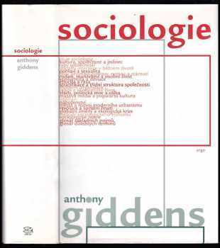 Anthony Giddens: Sociologie